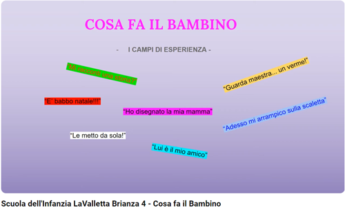 LaValletta Brianza 4 - Cosa fa il Bambino