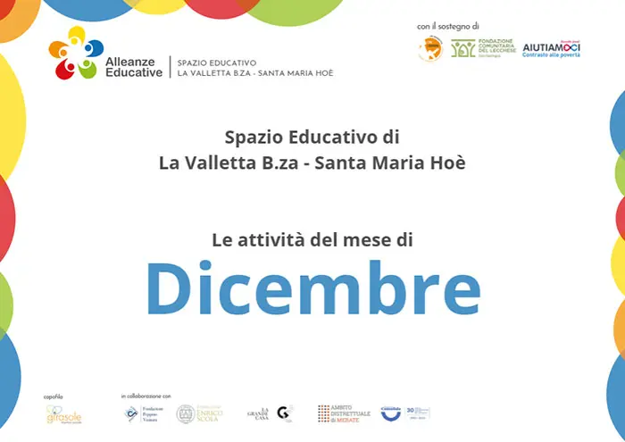Attività Alleanze Educative - Dicembre