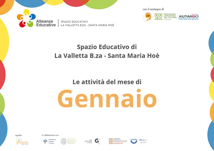 Attività Alleanze Educative - Gennaio