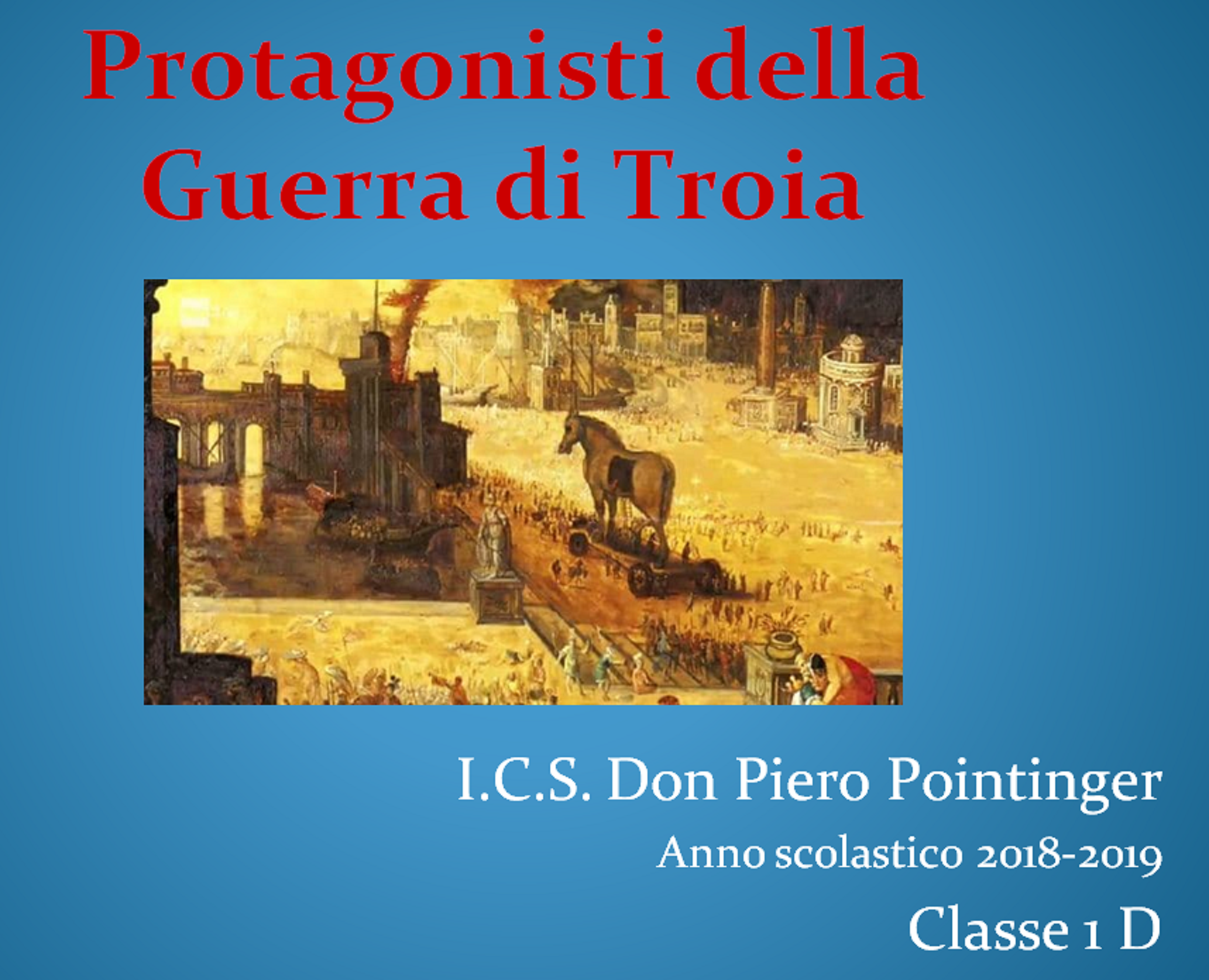 I protagonisti della guerra di Troia